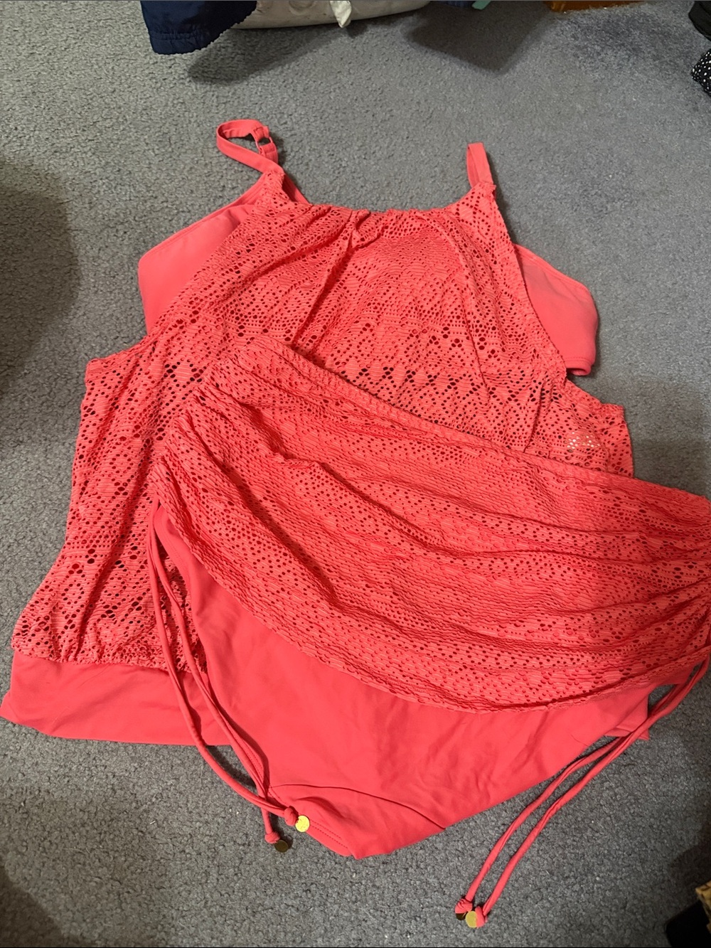 Cacique Swim Coral two Piece Swimsuit